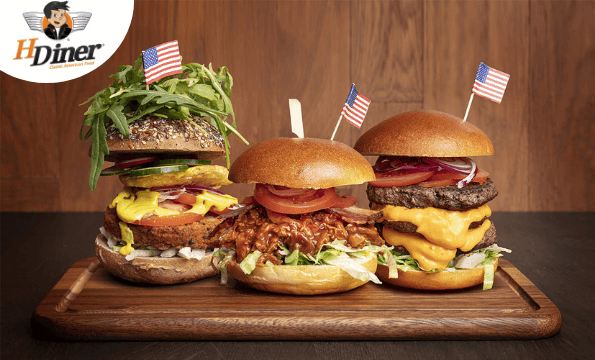 HDINER AMERICAN FOOD MORGES | CHF 20.- offerts