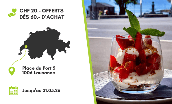 RESTAURANT SAISONNIER | CHF 20.- offerts 